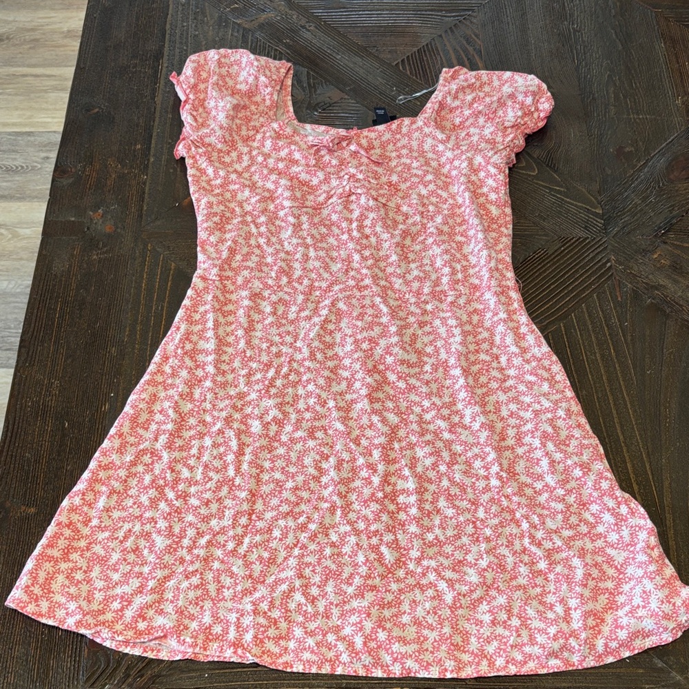Art Class Pink Floral Kids Dress